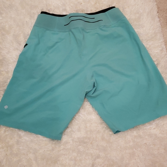 mint green lululemon shorts for men